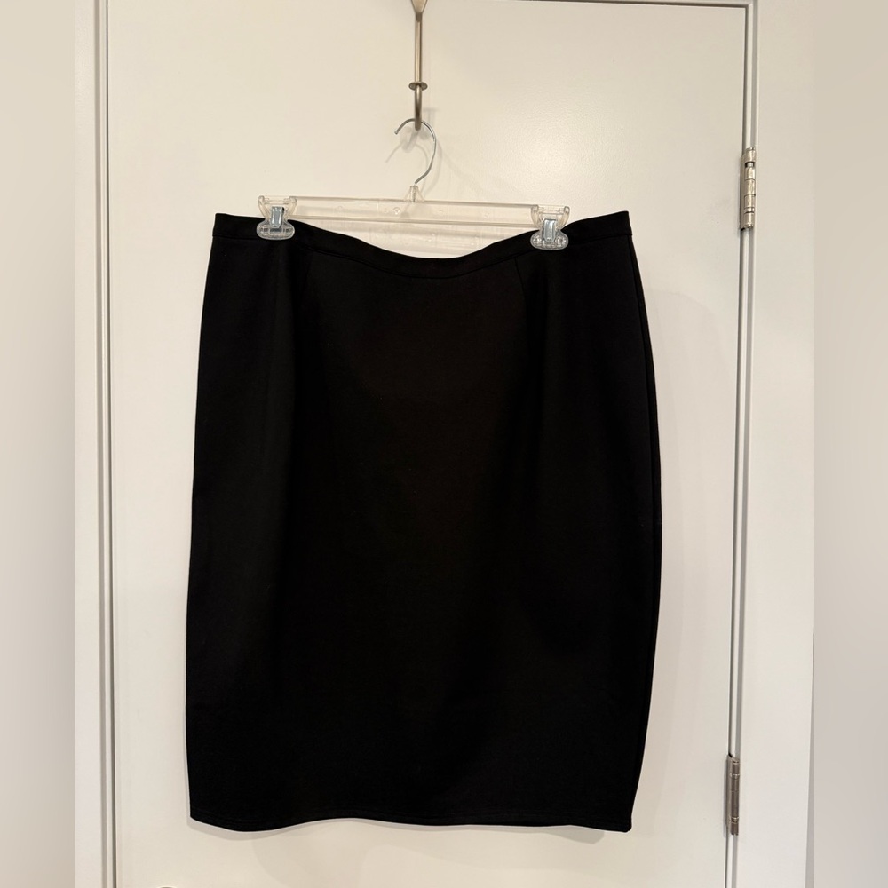 City Chic Elegant Black Pencil Skirt